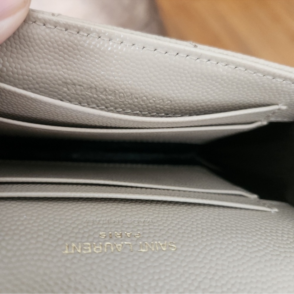 YSL Saint Laurent Small Monogram Envelope Wallet - Picture 13 of 14